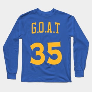Kevin Anteater 'GOAT' Nickname Jersey - Golden State Warriors Long Sleeve T-Shirt